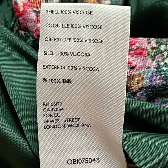 Anthropologie Floral Wide Leg Pants - Multicolor Size 6 Good Conditition - Picture 11 of 15